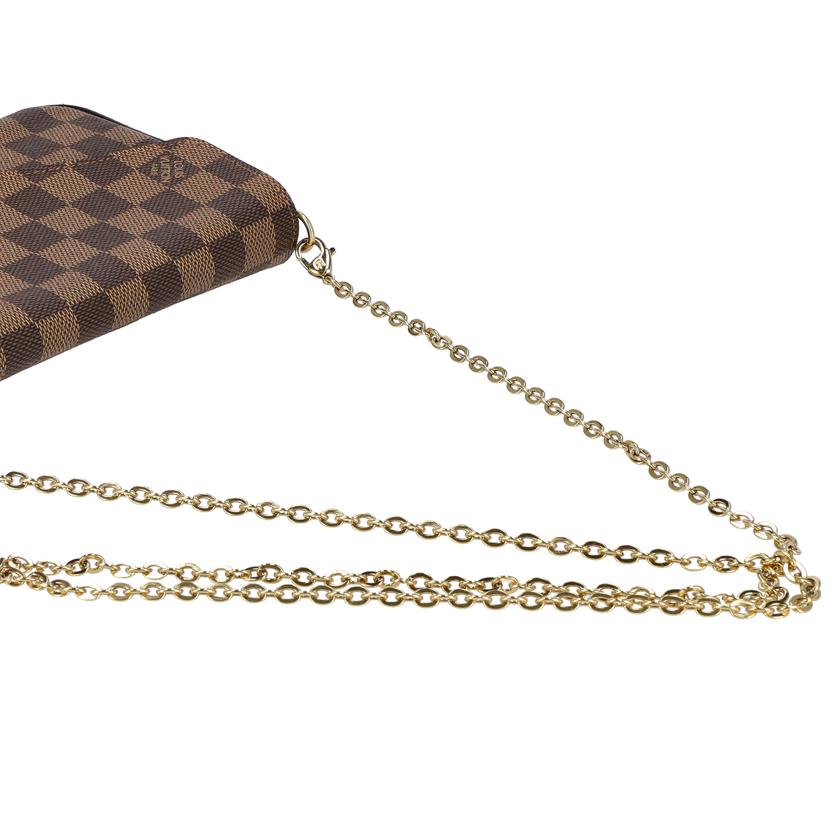 LOUISVUITTON ルイヴイトン/LV ポシェットフェリシー/ダミエ/エベヌ/N63032//CA0***/SAランク/93