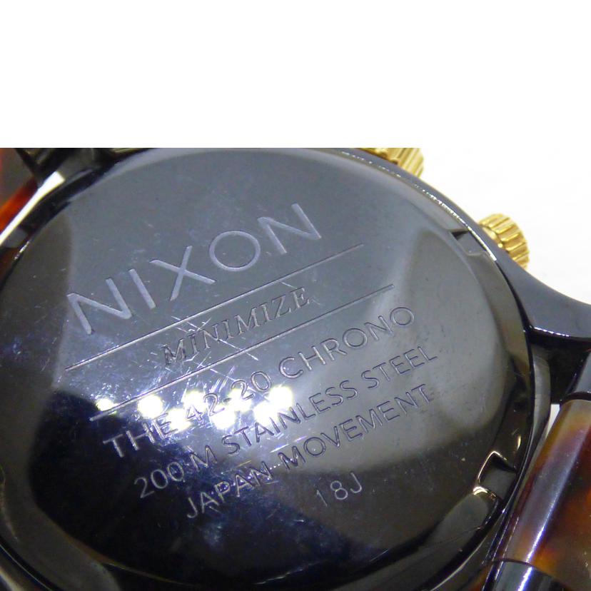 NIXON ニクソン/クノログラフ/クォーツ/42-20//BCランク/64