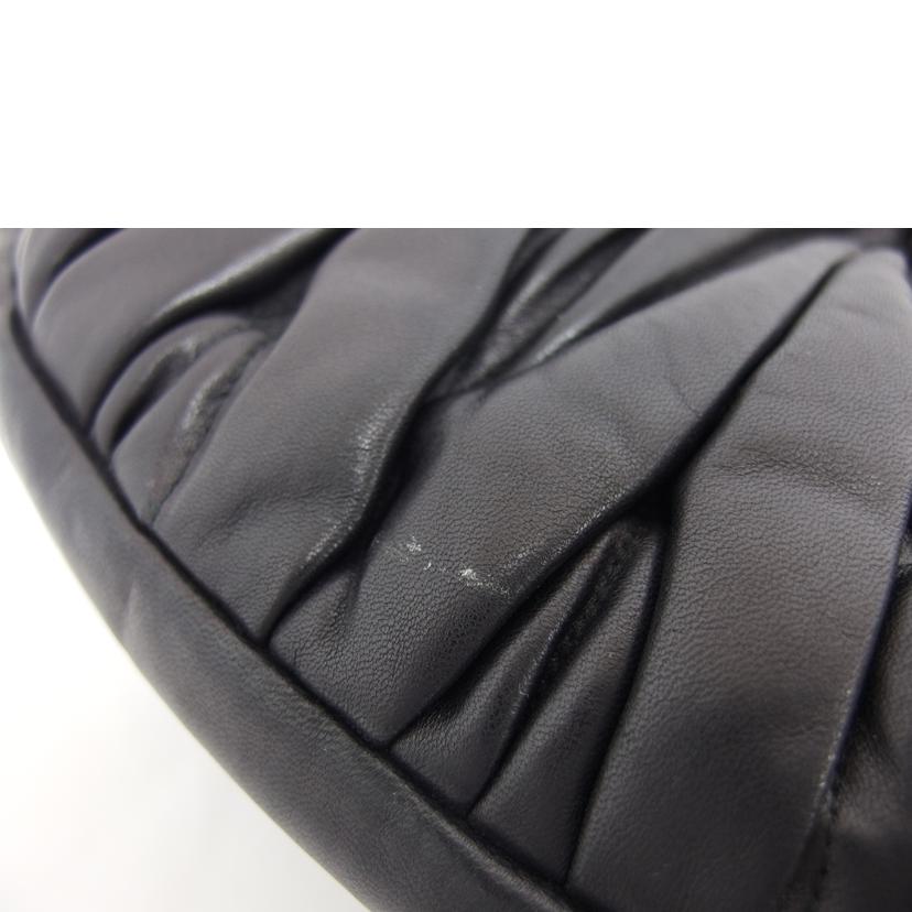 MIUMIU ミュウミュウ/マテラッセ2wayショルダーバッグ/ブラック/RR1300//194/ABランク/04