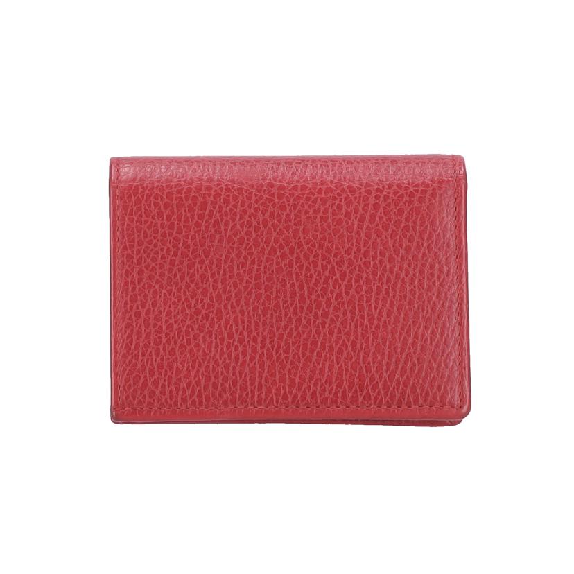 GUCCI グッチ/GGマーモント/二つ折りコンパクトウォレット/レッド/456126//214*/ABランク/18