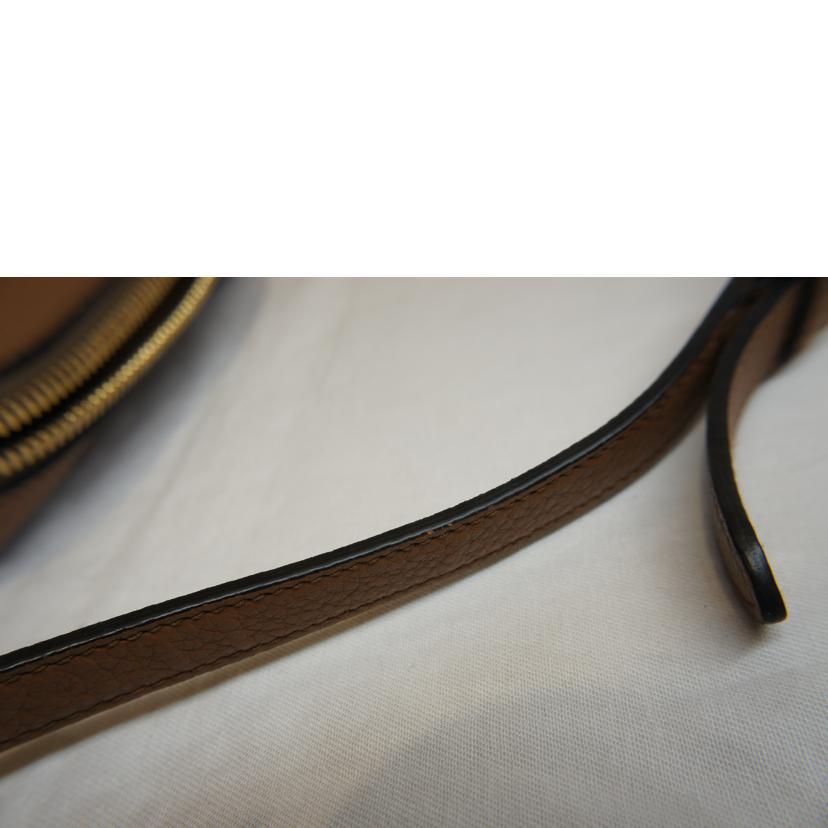 PRADA プラダ/レザーカメラショルダーバッグブラウン/1BH096//158/Aランク/92