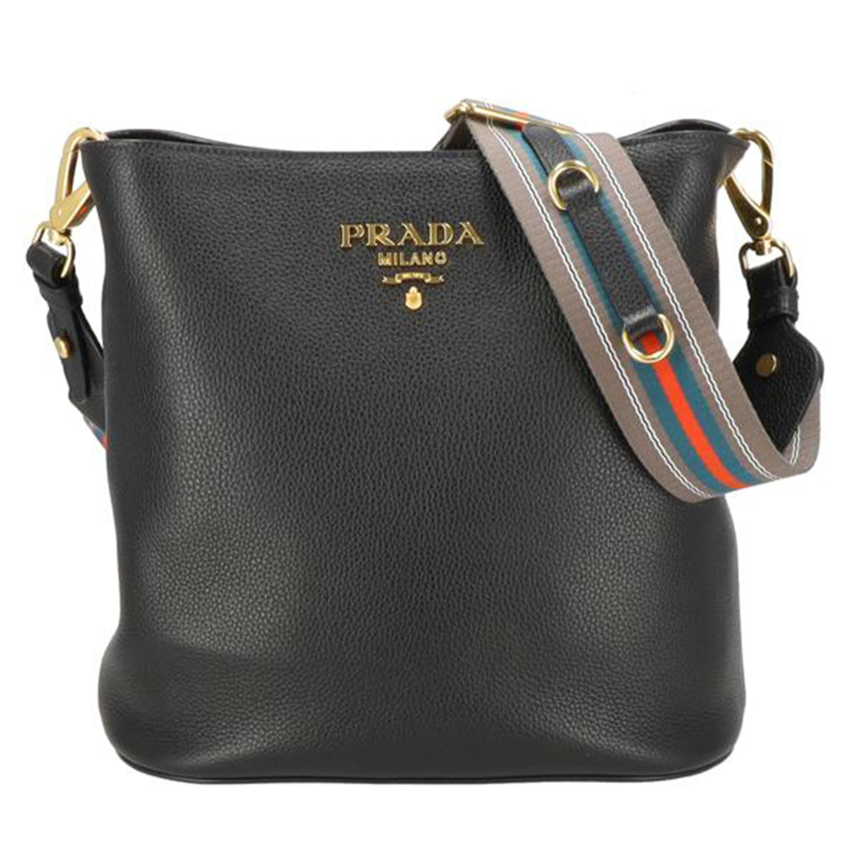 PRADA プラダ/ヴィッテロフェニックスショルダー/ネロ/1BE057//158/Sランク/24