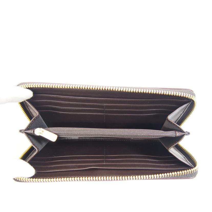 COACH コーチ/アウトラインシグネチャーラウンドファスナー長財布/F76638//C20**/Aランク/71