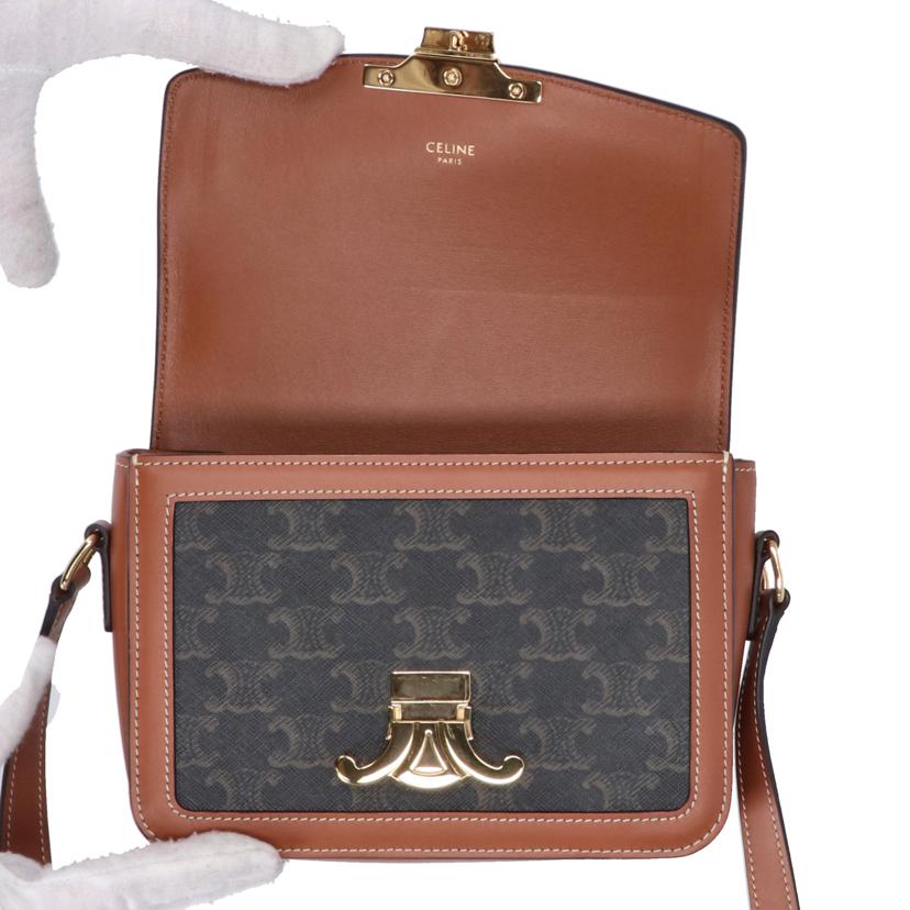 CELINE セリーヌ/ショルダーバッグ/ティーントリオンフキャンバス/188882BZ4.04LU//Aランク/93