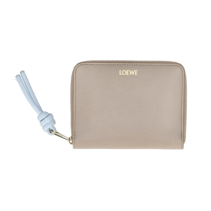 LOEWE ロエベ/コンパクトジップウォレット/ノット/CEM1CWZX01//ABランク/93