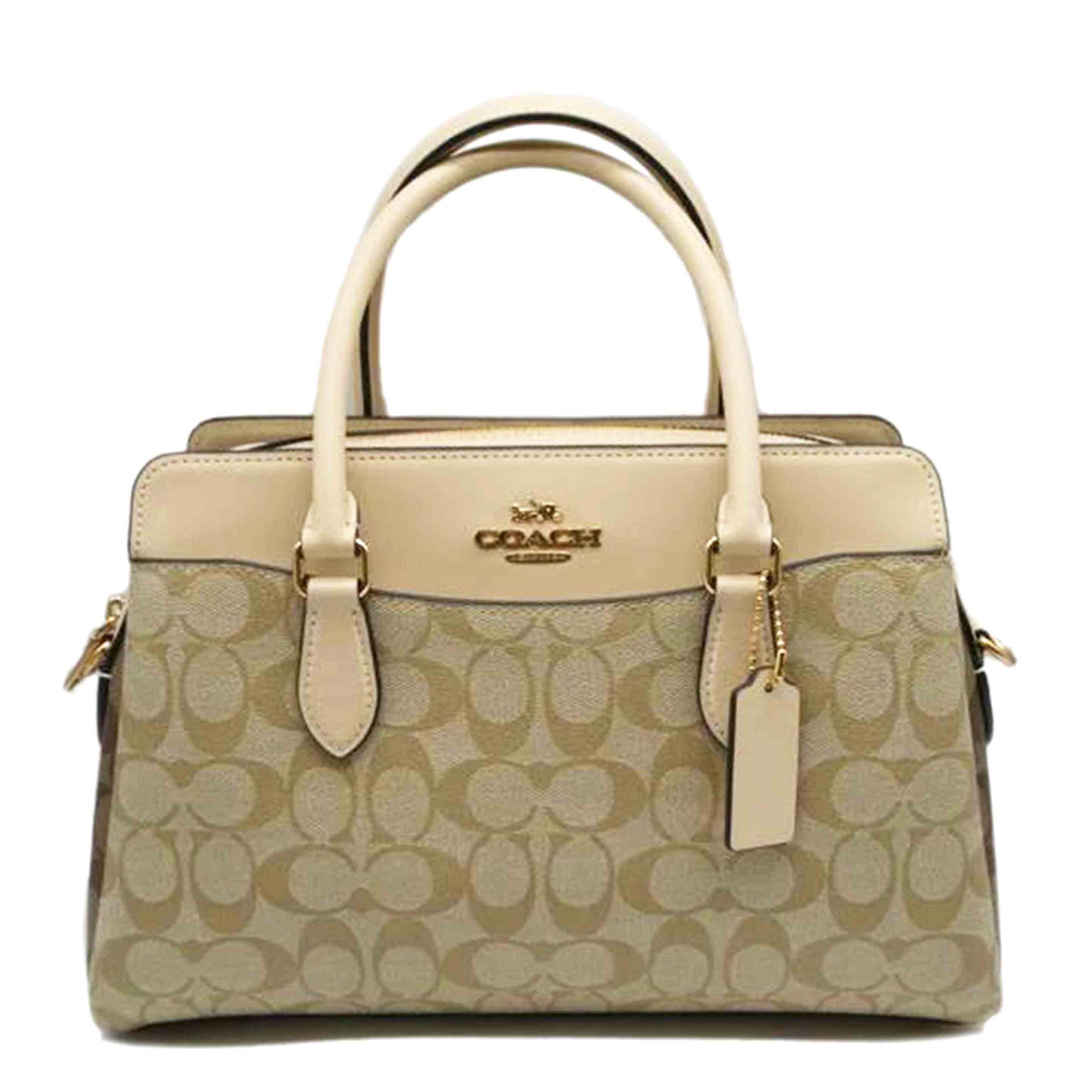 COACH コーチ/シグネチャーダーシキャリーブロック2wayレザーハンド/CH286//L23**/SAランク/89