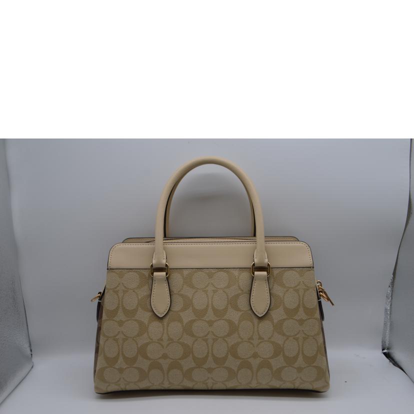 COACH コーチ/シグネチャーダーシキャリーブロック2wayレザーハンド/CH286//L23**/SAランク/89