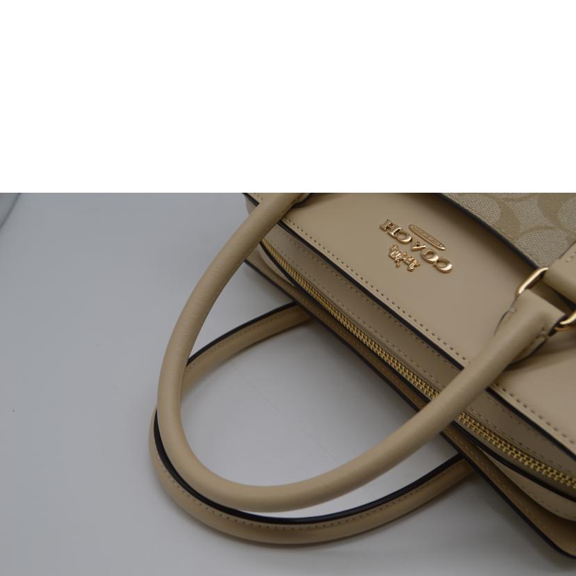 COACH コーチ/シグネチャーダーシキャリーブロック2wayレザーハンド/CH286//L23**/SAランク/89