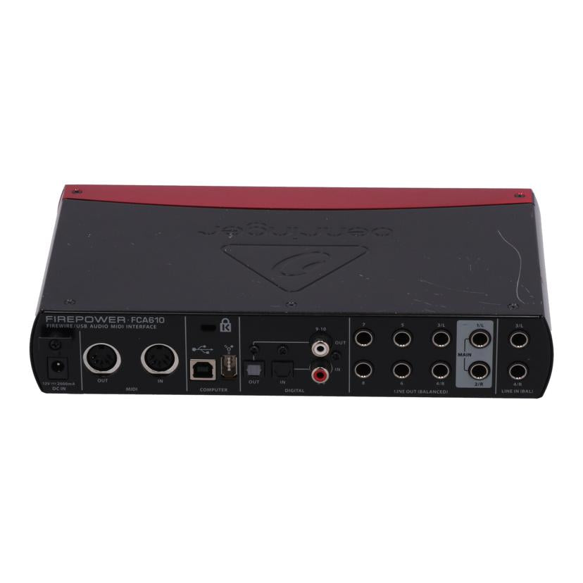 BEHRINGER ベリンガー /オーディオインターフェース/FCA610//S1401499A3B/Bランク/24