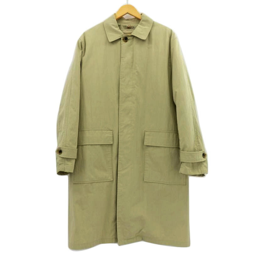 BEAMS LIGHTS ビームスライツ/ステンカラー綿ロングコート ダウンライナー付 ベージュ/51-19-0261-012//ABランク/77