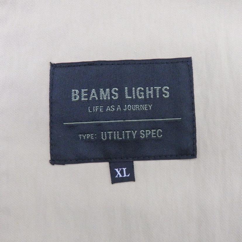 BEAMS LIGHTS ビームスライツ/ステンカラー綿ロングコート ダウンライナー付 ベージュ/51-19-0261-012//ABランク/77