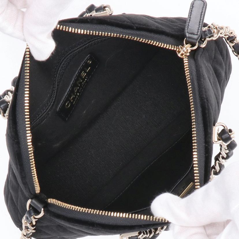 CHANEL シャネル/ベルベット チェーンクラッチバッグ//T76*****/SAランク/70
