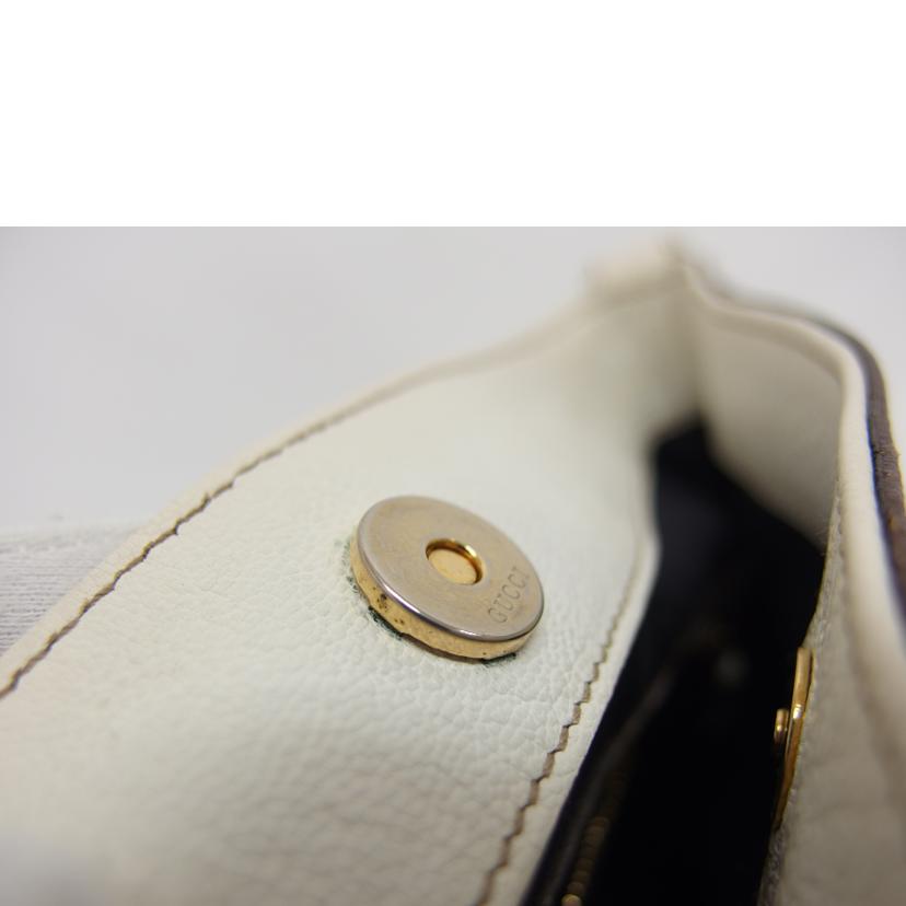 GUCCI グッチ/シェリーライン チェーンワンショルダー/ホワイト/154392//204***/Bランク/04