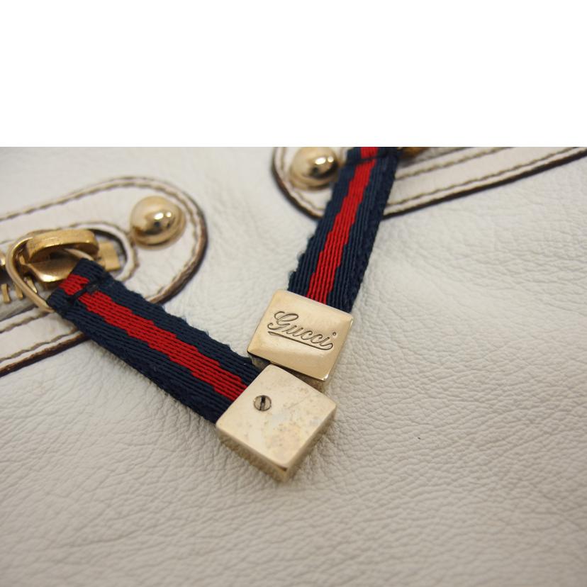 GUCCI グッチ/シェリーライン チェーンワンショルダー/ホワイト/154392//204***/Bランク/04