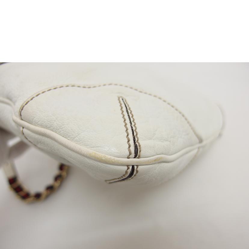 GUCCI グッチ/シェリーライン チェーンワンショルダー/ホワイト/154392//204***/Bランク/04