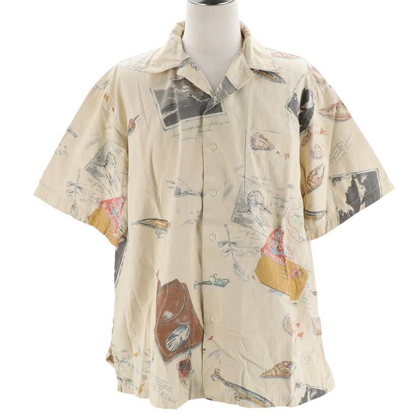 RALPH LAUREN ラルフローレン/90's ヘミングウェイコットンシャツ/Made in USA//ABランク/91