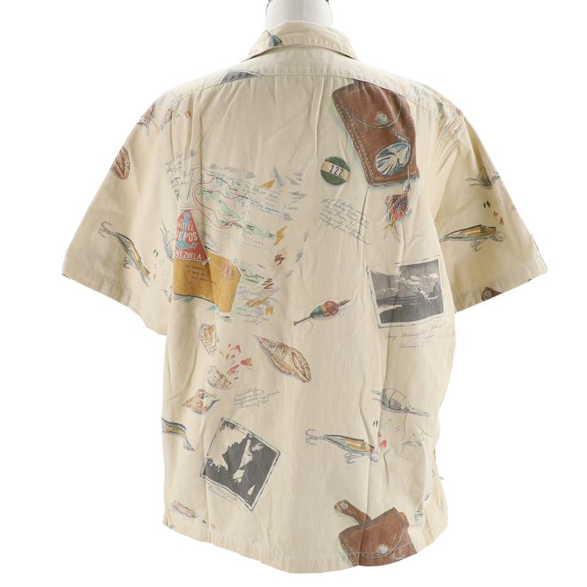 RALPH LAUREN ラルフローレン/90's ヘミングウェイコットンシャツ/Made in USA//ABランク/91