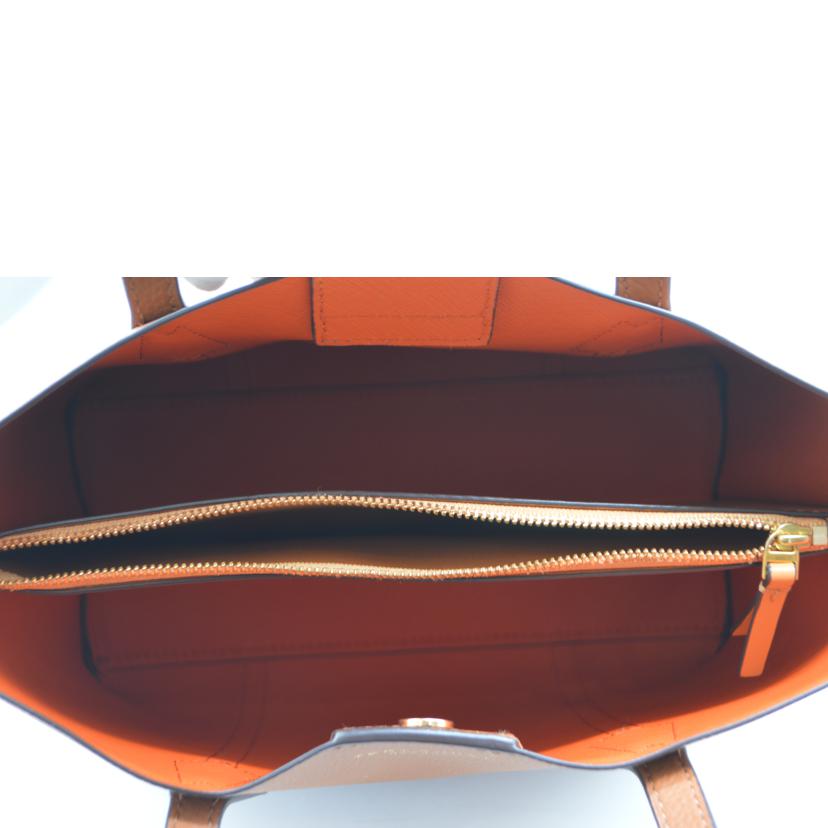 TORY BURCH トリーバーチ/ペリーカラーブロックスモール2wayレザーハンド/81928//ABランク/89