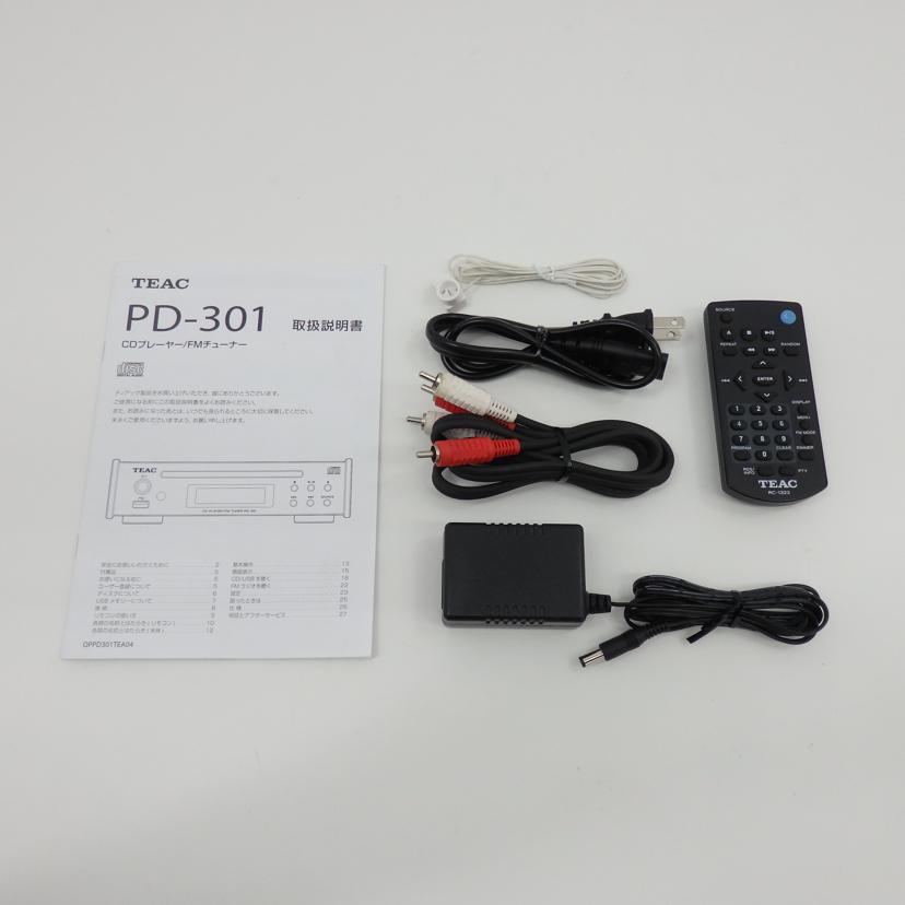TEAC ティアック/CDプレーヤー/FMチューナー/PD-301//ABランク/77