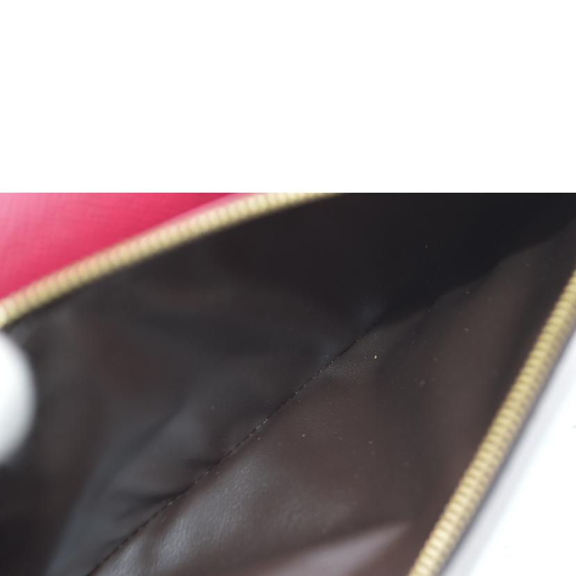 LV ルイヴィトン/ポルトフォイユ・エミリー/モノグラム/フューシャ/M60697//SN3***/Aランク/89