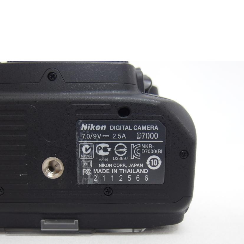 Nikon ニコン /デジタル一眼/ボディ/D7000//2112566/ABランク/04