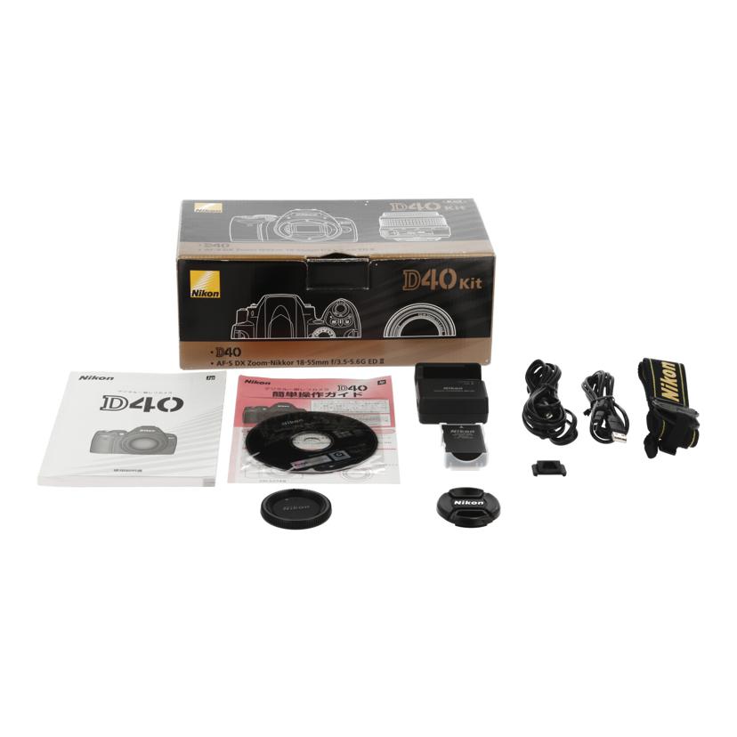 Nikon ニコン /デジタル一眼 レンズキット/D40 レンズキット//2166956/Bランク/84