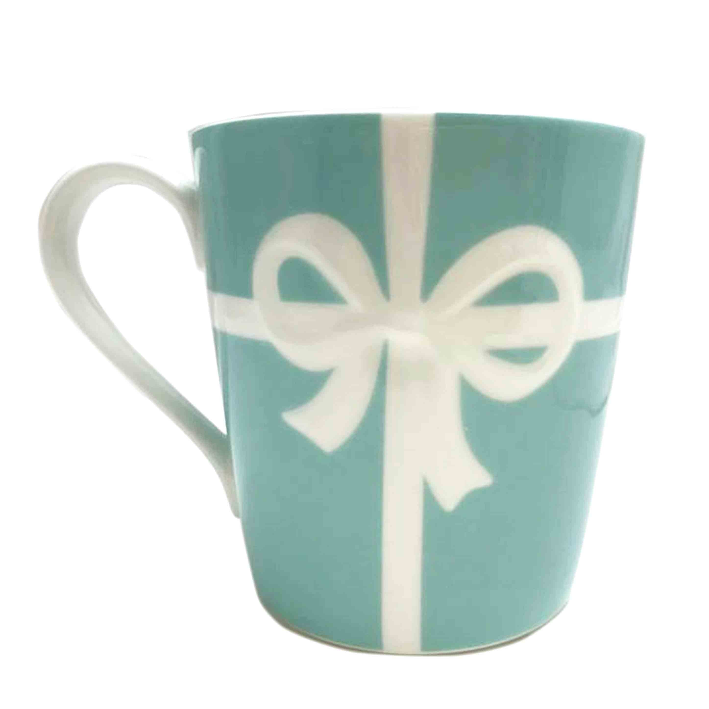 Tiffany&Co. ティファニー/ブルーボックスリボンマグカップ//Aランク/51