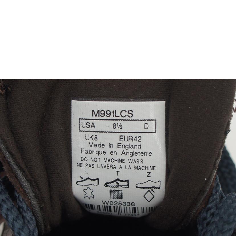 new balance ニューバランス/M991/ダークブラウン/M991LCS//サイズ:UK表記8/Aランク/75