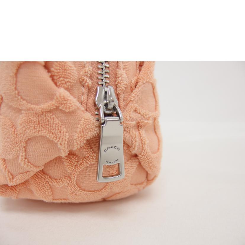 COACH コーチ/シグネチャーテリー コスメポーチ/パイル地/CU178//C24**/ABランク/04
