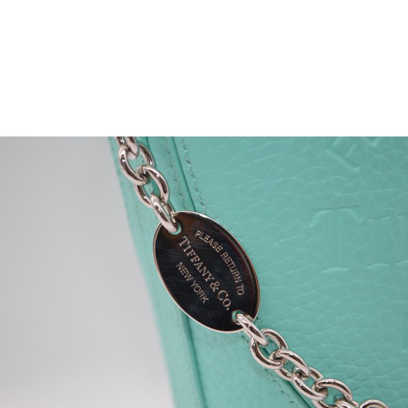 TIFFANY&Co. ティファニーアンドコウ/リターン・トゥミニクロスボディバッグ/ティファニーブルー/72017420//Aランク/89