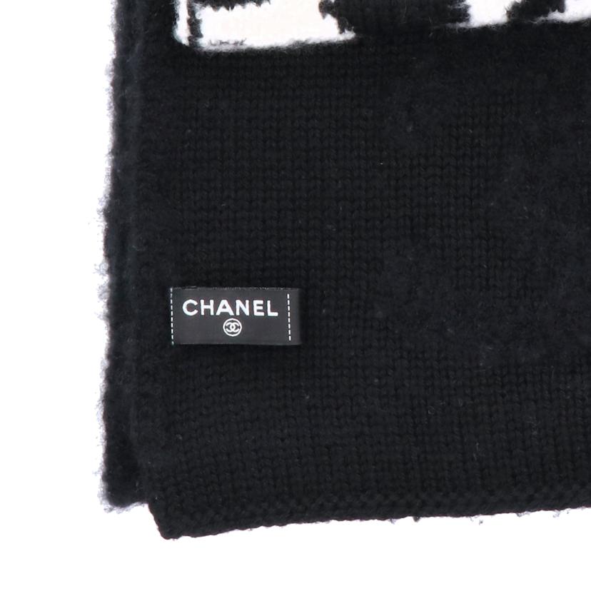 CHANEL シャネル/2023-24/カメリアカシミア×ウールマフラー/AA9507//W188×H32/Aランク/91