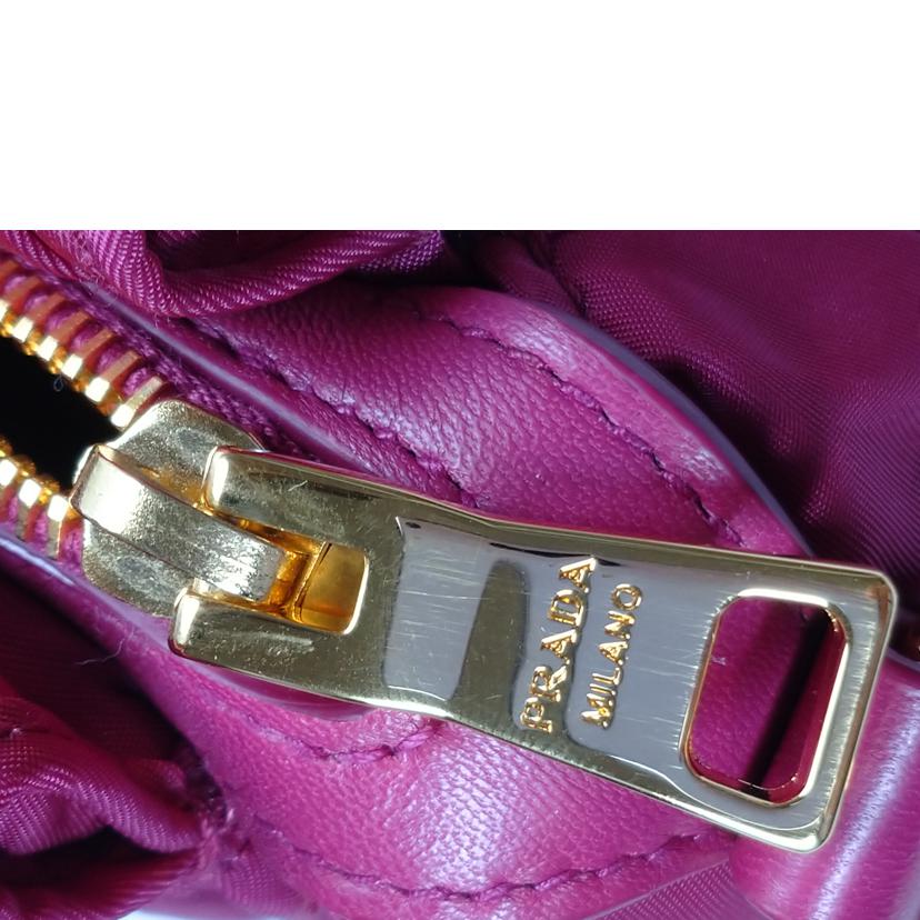 PRADA プラダ/ギャザー2Wayトートバック/B1336H//Aランク/52