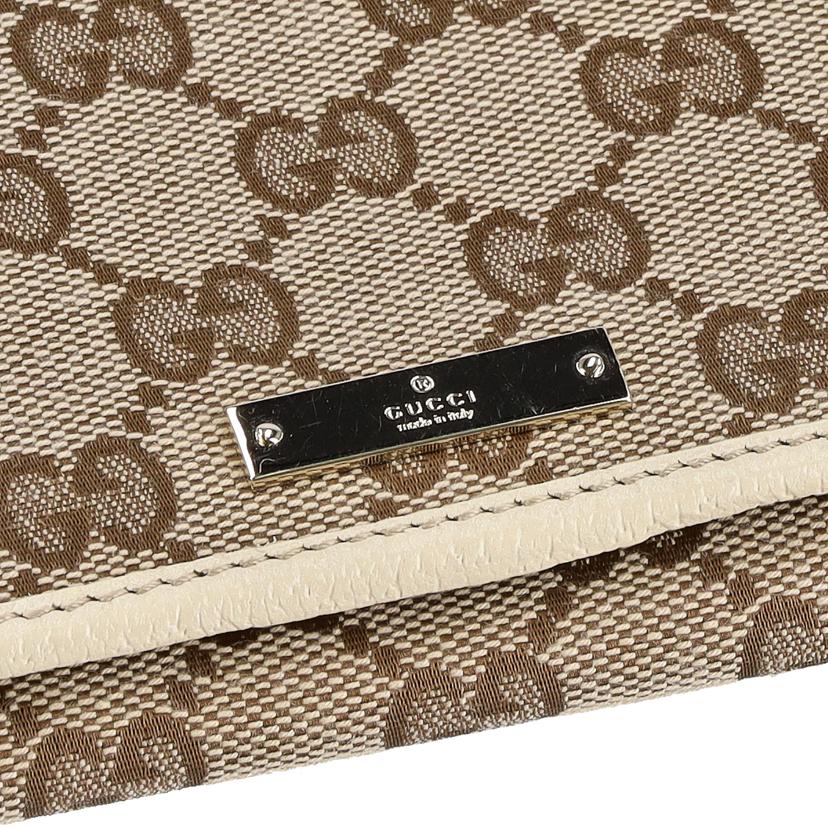 GUCCI グッチ/GGキャンバス 二つ折り長財布/244946//095*/ABランク/93