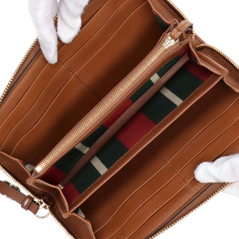 GUCCI グッチ/GGエンブレム/ジップアラウンドウォレット/819122//496***/Aランク/91