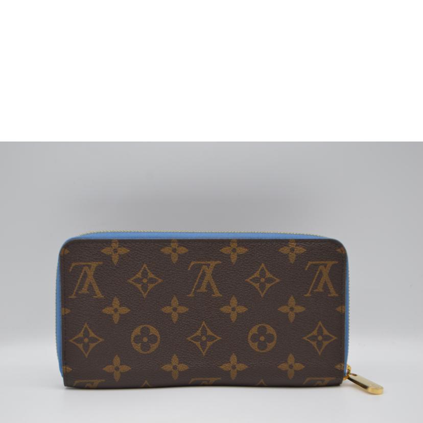 LV ルイヴィトン/ジッピー・ウォレット新型/モノグラム/ブルージーン/M63894//CA4***/ABランク/89