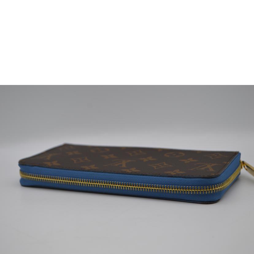 LV ルイヴィトン/ジッピー・ウォレット新型/モノグラム/ブルージーン/M63894//CA4***/ABランク/89