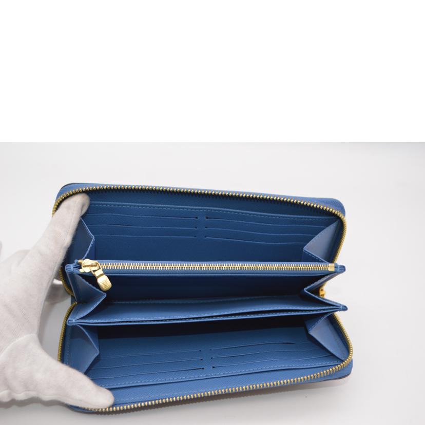 LV ルイヴィトン/ジッピー・ウォレット新型/モノグラム/ブルージーン/M63894//CA4***/ABランク/89