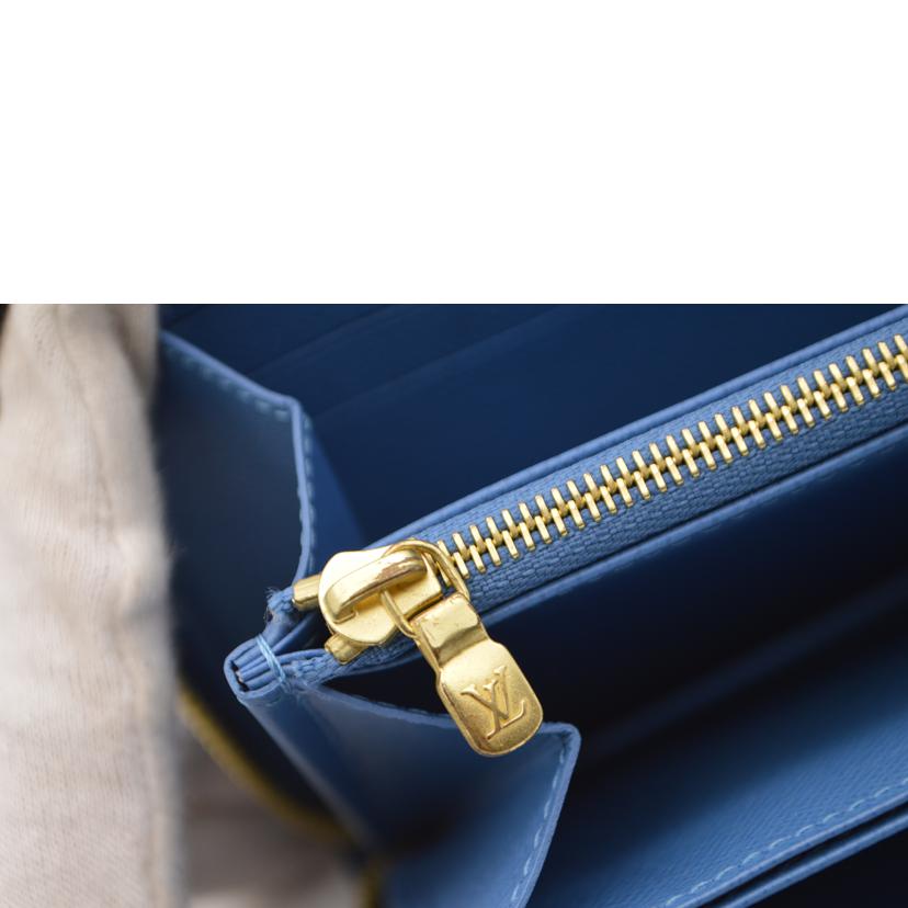 LV ルイヴィトン/ジッピー・ウォレット新型/モノグラム/ブルージーン/M63894//CA4***/ABランク/89
