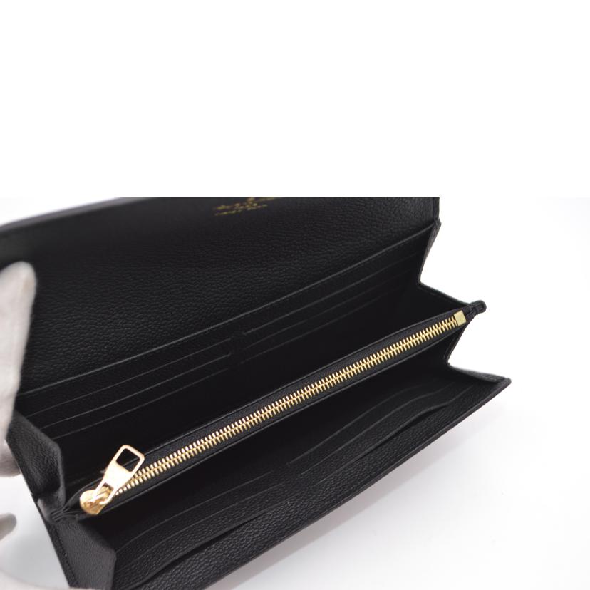 LV ルイヴィトン/ポルトフォイユ・サラ新型/モノグラム・アンプラント/ノワール/M82257//RFI****/Aランク/89