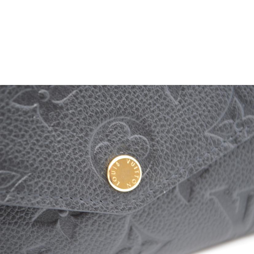 LV ルイヴィトン/ポルトフォイユ・サラ新型/モノグラム・アンプラント/ノワール/M82257//RFI****/Aランク/89