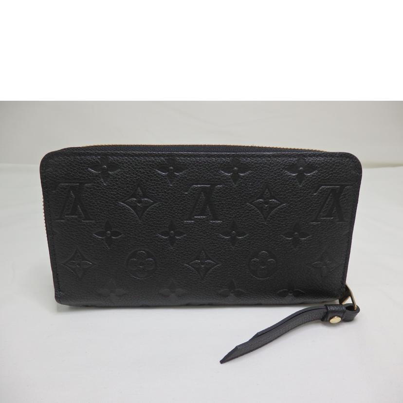 LV ルイヴィトン/ジッピー・ウォレット/モノグラム・アンプラント/ノワール/M61864//RFI****/ABランク/84