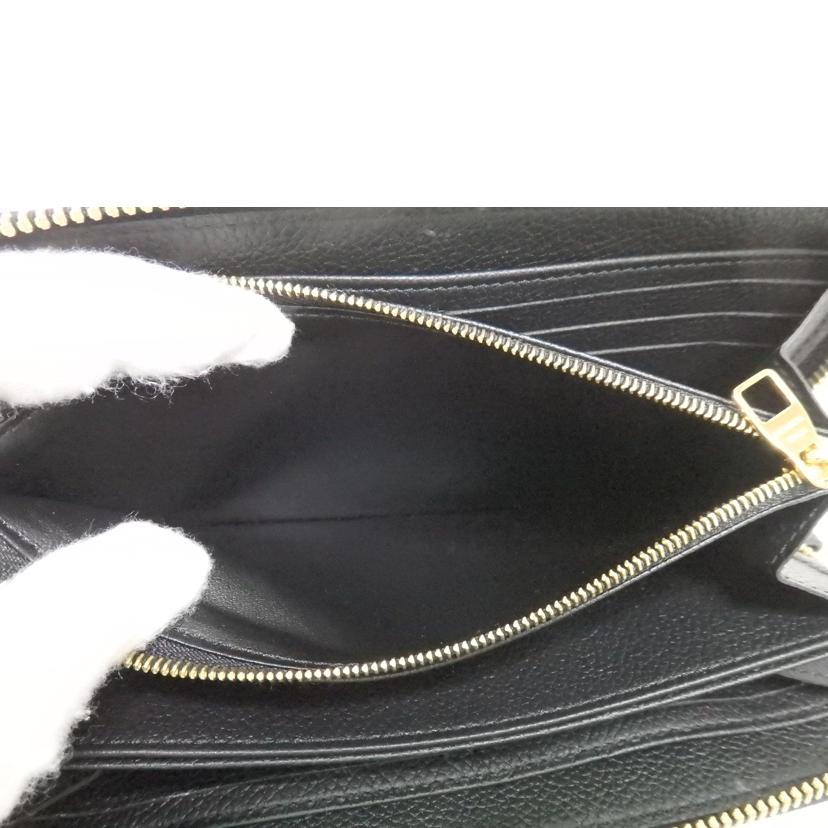 LV ルイヴィトン/ジッピー・ウォレット/モノグラム・アンプラント/ノワール/M61864//RFI****/ABランク/84