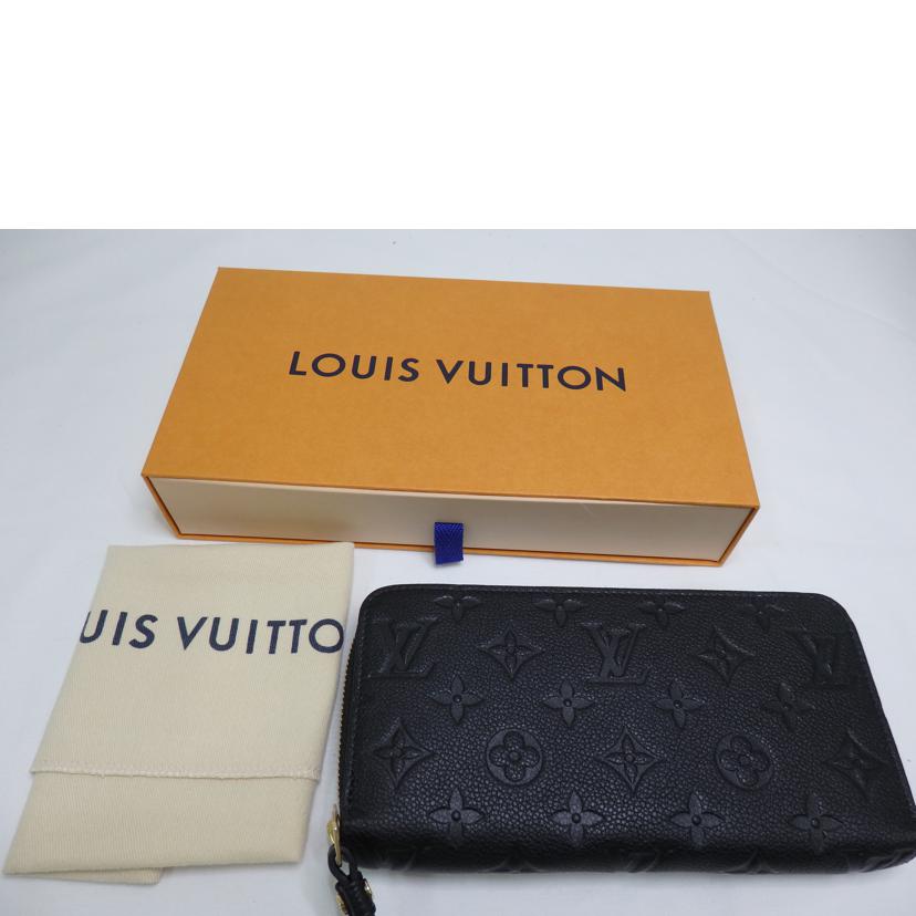 LV ルイヴィトン/ジッピー・ウォレット/モノグラム・アンプラント/ノワール/M61864//RFI****/ABランク/84