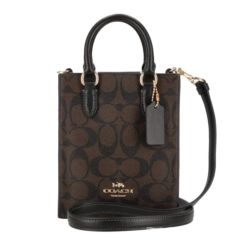 COACH コーチ/シグネチャーミニハンドバッグ/ショルダー付/CJ494//G23**/SAランク/05