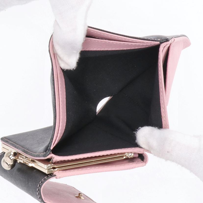 PaulSmith ポールスミス/3つ折りがま口財布/PWD524//ABランク/09