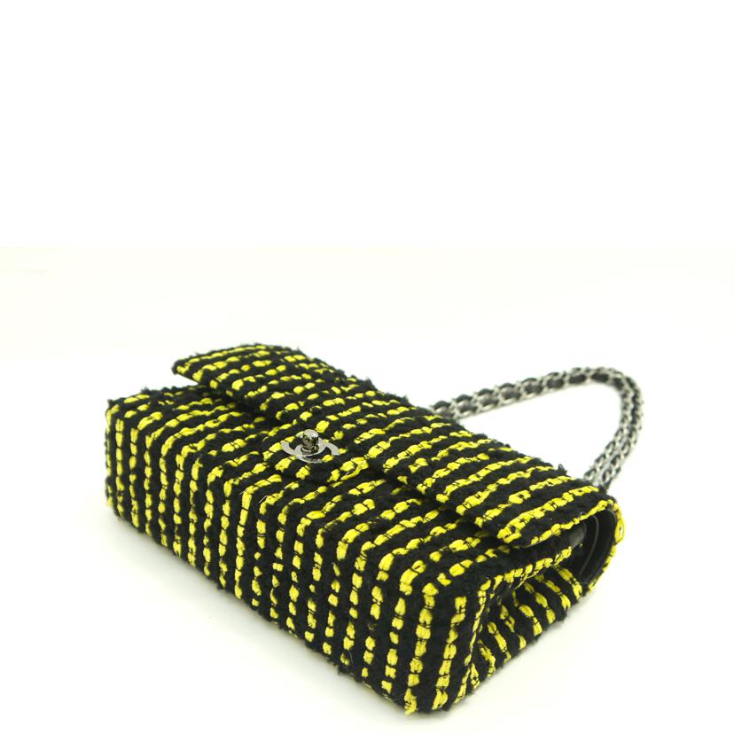 CHANEL シャネル/シャネルファブリックマトラッセWフラップチェーンショルダー//SAランク/75