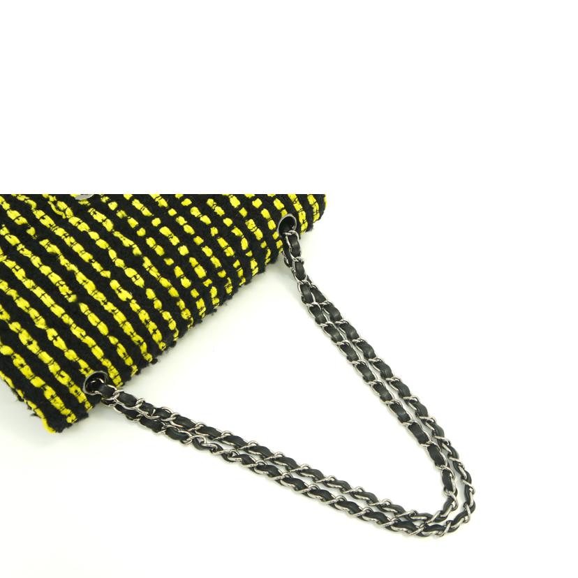 CHANEL シャネル/シャネルファブリックマトラッセWフラップチェーンショルダー//SAランク/75