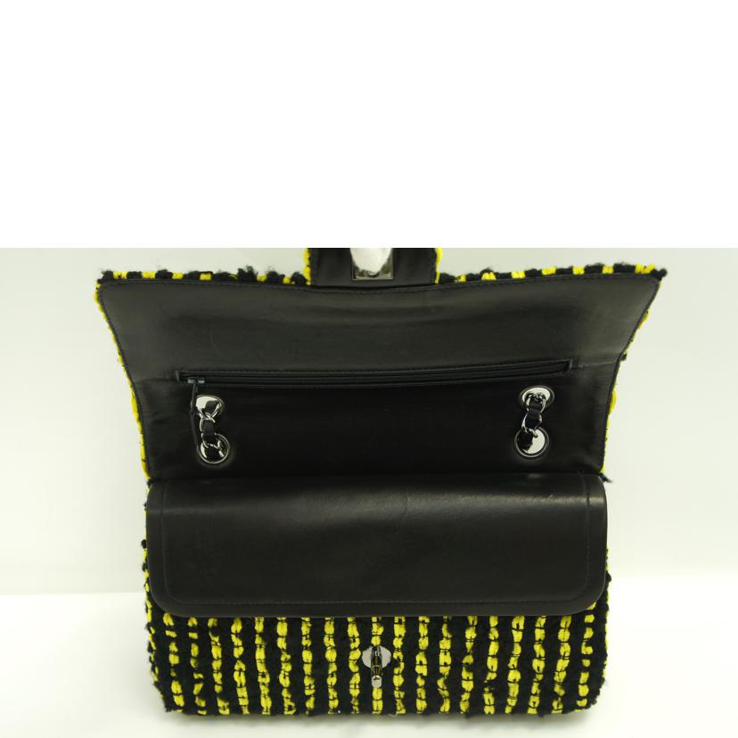 CHANEL シャネル/シャネルファブリックマトラッセWフラップチェーンショルダー//SAランク/75