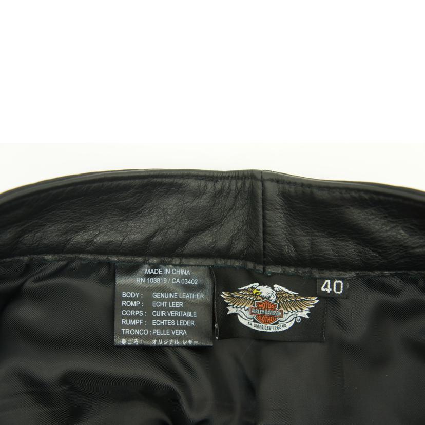 HARLEY-DAVIDSON ハーレーダビッドソン/レザーパンツ/98209-03AM//サイズ 40/Bランク/05