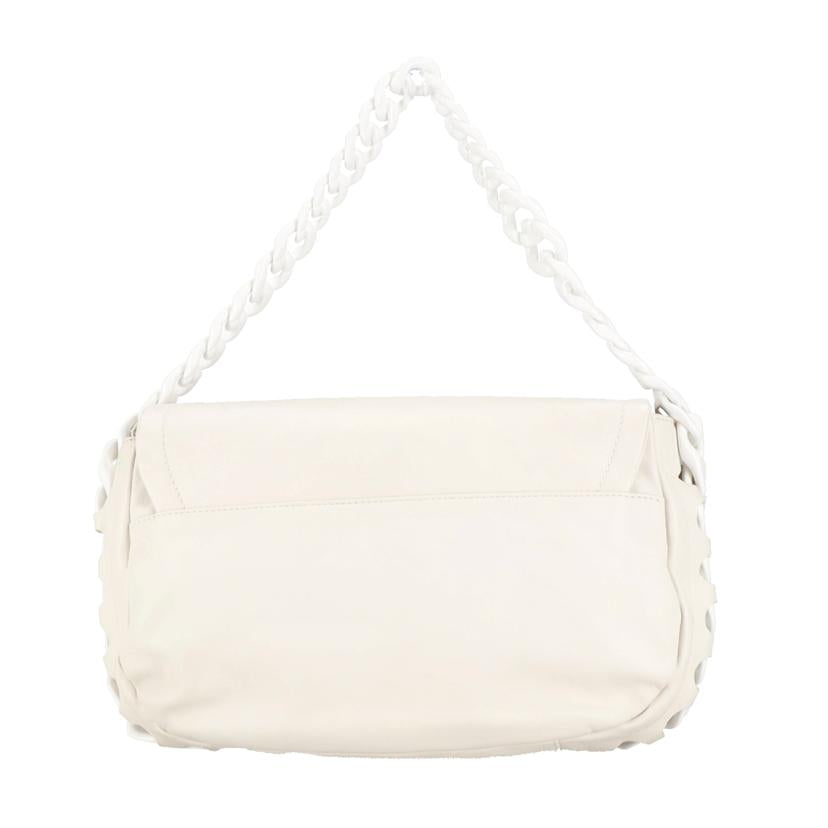 CHANEL シャネル/エナメルココマークレザーメッセンジャー/ホワイト//117*****/ABランク/75